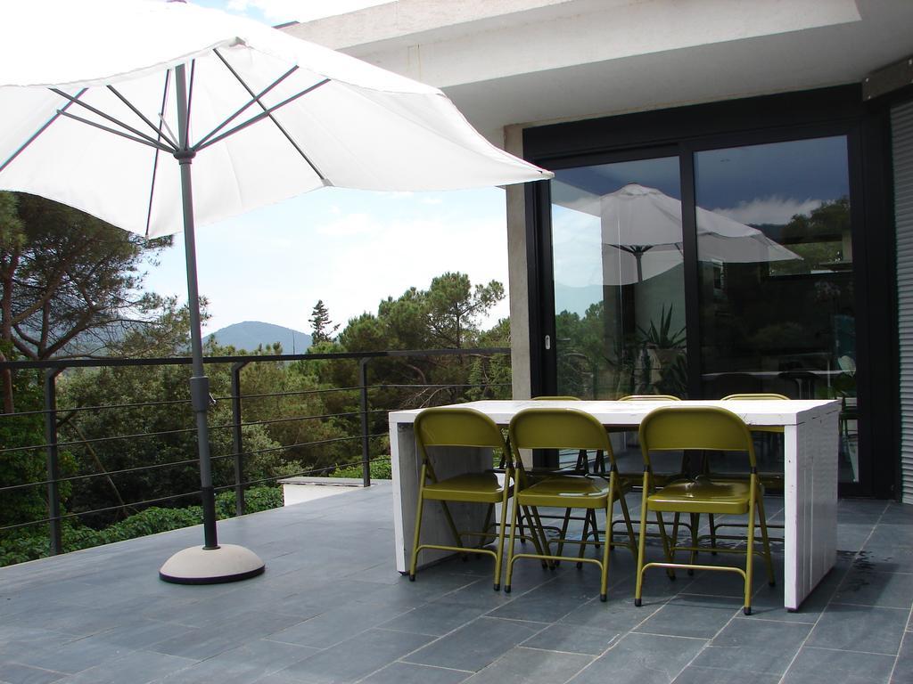 Casa Ceca De La Playa Y Barcelona, Con Piscina Climatizada Y Jacuzzi Villa Vallromanes Szoba fotó